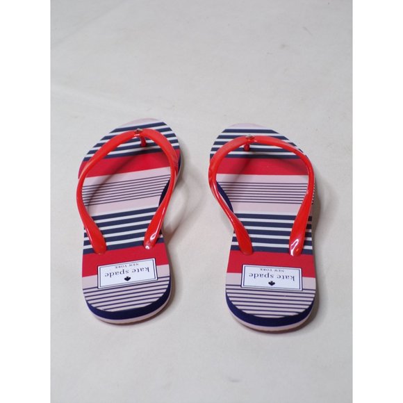 KATE SPADE Feldo Striped Flip Flops Size 5 NEW - Picture 4 of 6